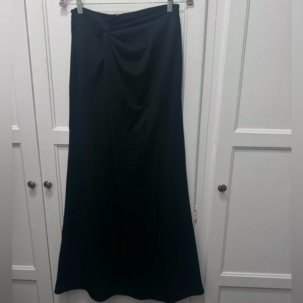 Staud Black Maxi Skirt